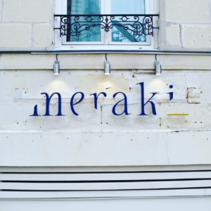 Enseigne Méraki restaurant Nantes