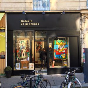 Enseigne Galerie 21 grammes Nantes