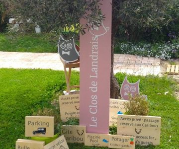 Signalétiques extérieures Gîte Le Clos de Landrais